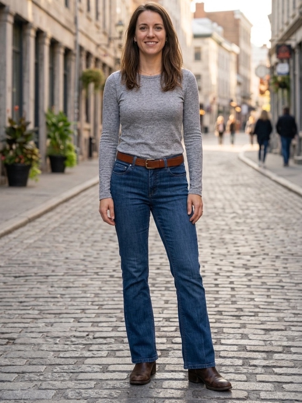 Riders by Lee Dark Blue Bootcut Jeans (BB)